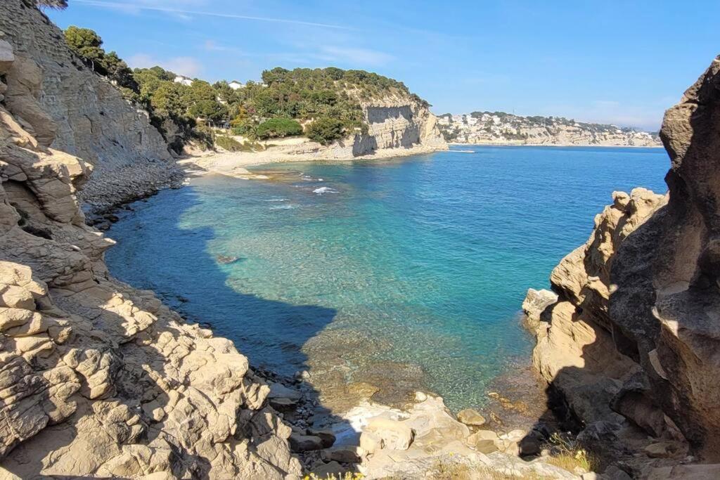 Casa Caledonia - Appartement Dans Villa Avec Jardin Arbore Et Piscine A 500 M De La Mer Benissa Exterior foto
