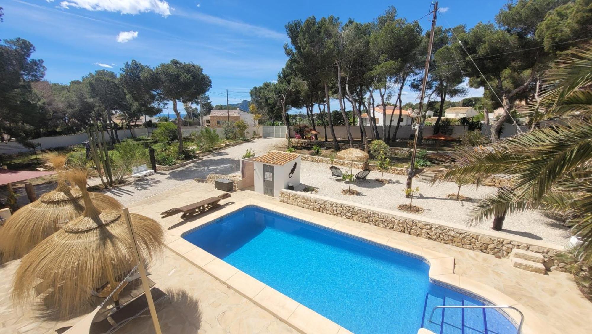 Casa Caledonia - Appartement Dans Villa Avec Jardin Arbore Et Piscine A 500 M De La Mer Benissa Exterior foto