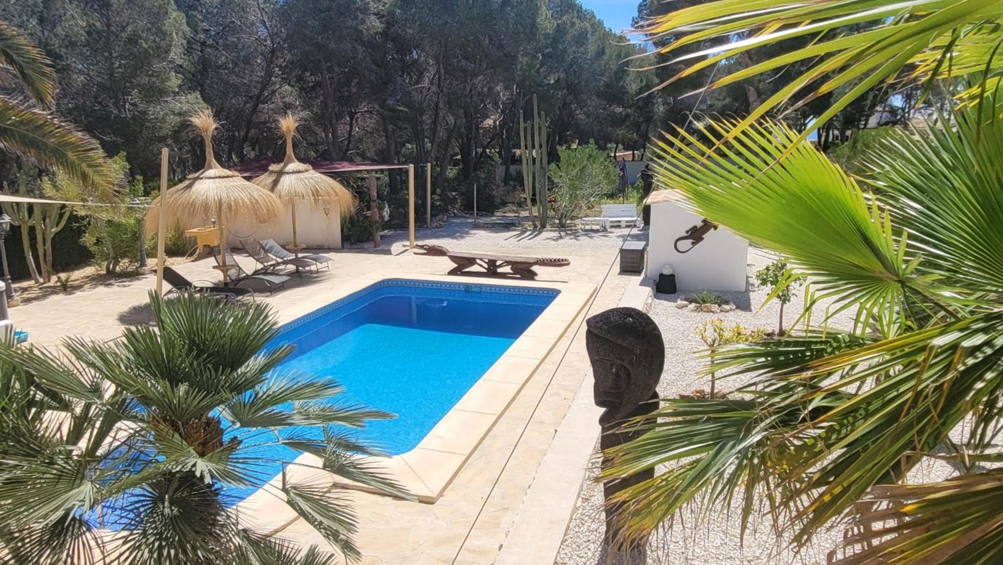 Casa Caledonia - Appartement Dans Villa Avec Jardin Arbore Et Piscine A 500 M De La Mer Benissa Exterior foto