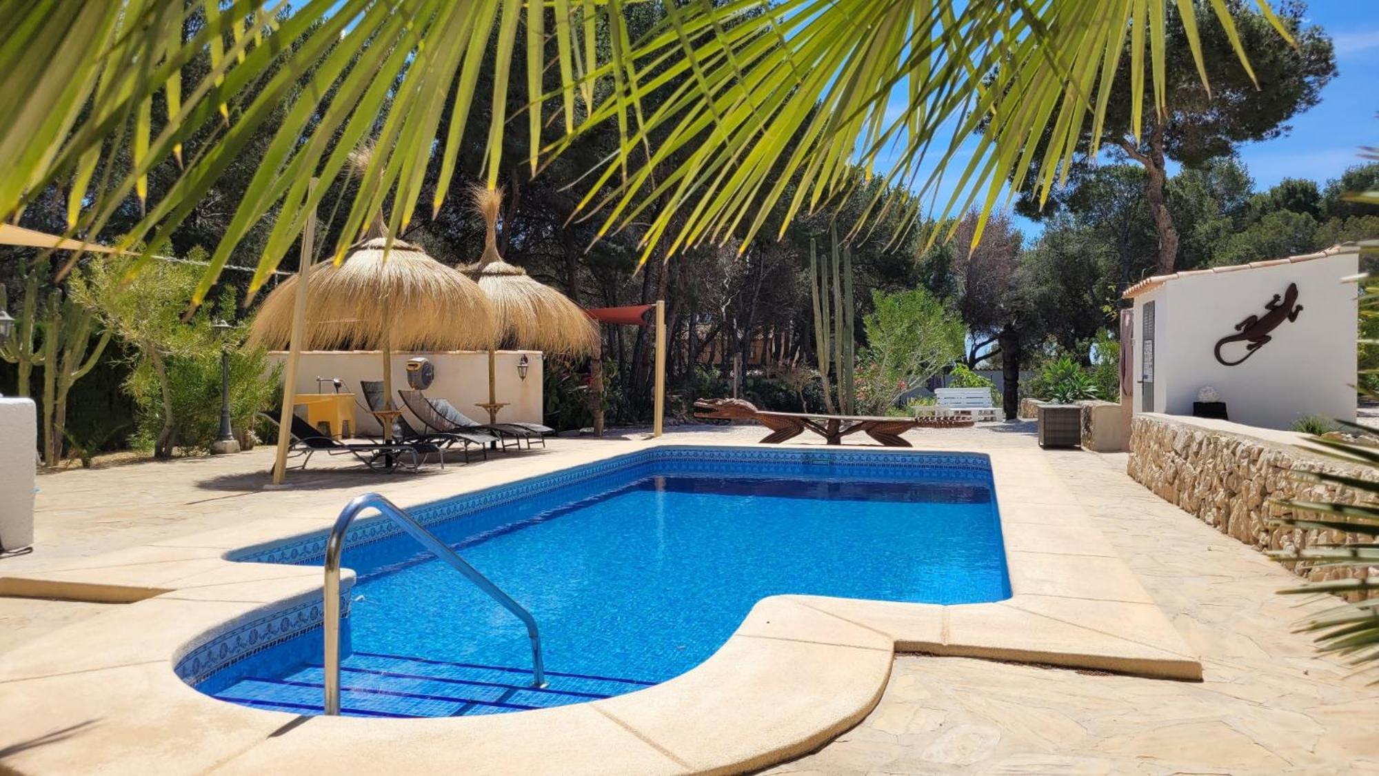 Casa Caledonia - Appartement Dans Villa Avec Jardin Arbore Et Piscine A 500 M De La Mer Benissa Exterior foto
